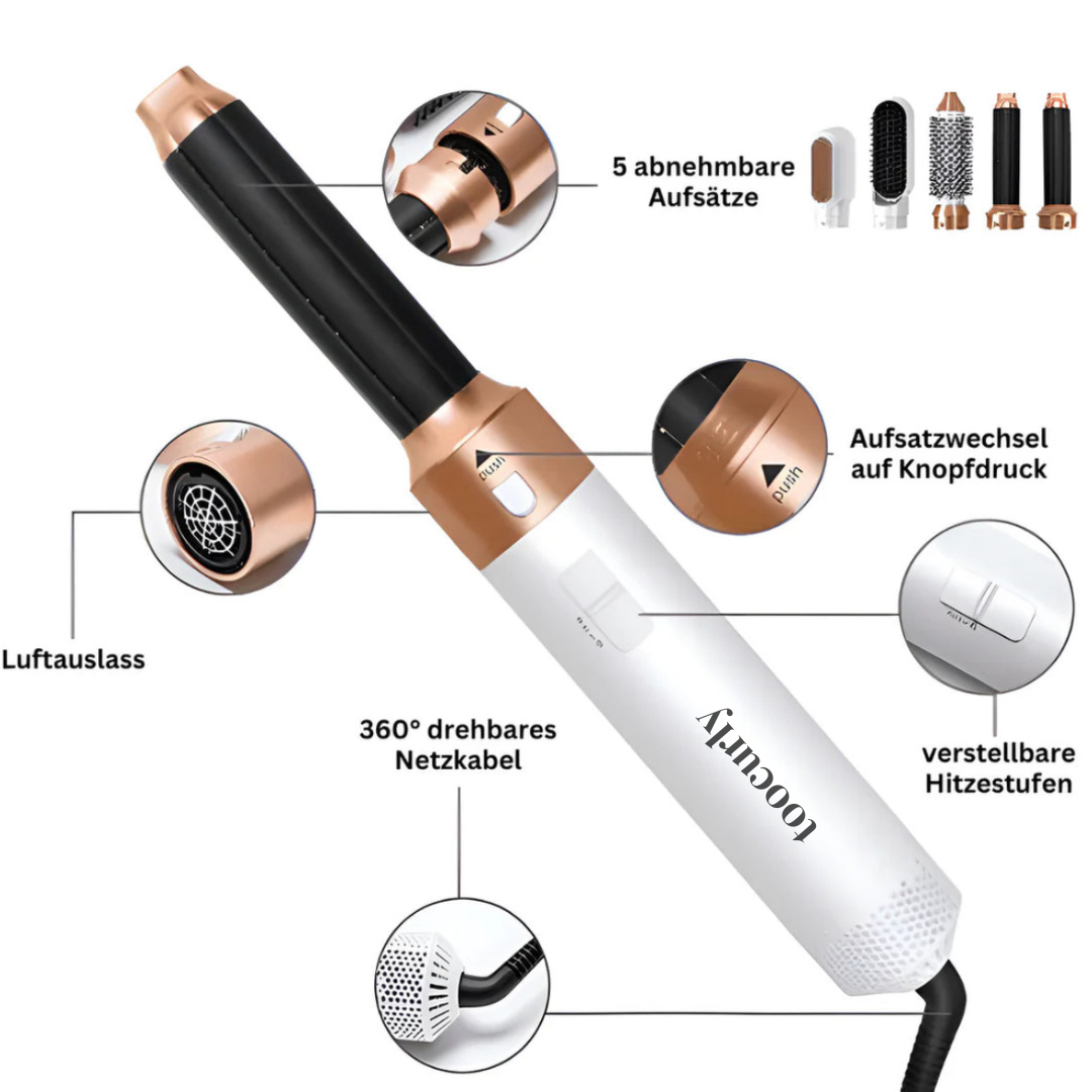 TOOCURLY - 5 IN 1 HAARSTYLER