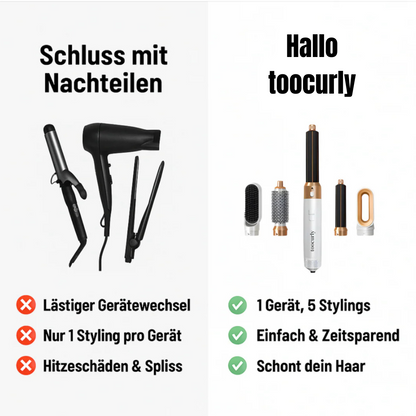 TOOCURLY - 5 IN 1 HAARSTYLER
